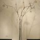Forged Mild steel tree (3 stems) with stainless steel Sugar Maple leaves (Height 240cm)